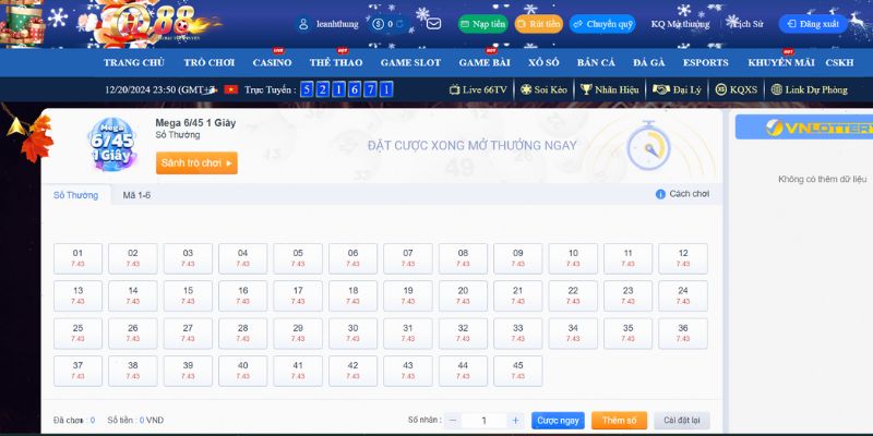 Cách kiểm tra Xổ số Vietlott online trên QH88 